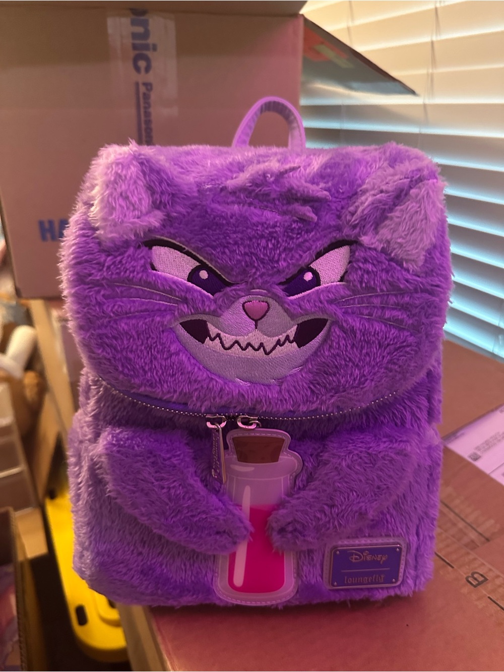 Loungefly Disney The Emperor's New Groove Yzma Cat Plush Cosplay Mini Backpack
